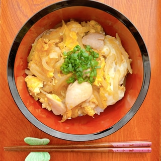 ほぼ10分で完成♪冬をあじわう！白菜の親子丼